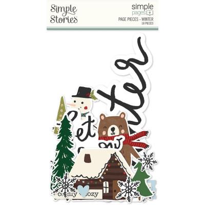 Simple Stories Simple Pages Pieces Die Cuts - Winter